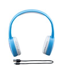 eKids Frozen 2 Ασύρματα Ακουστικά με ασφαλή μέγιστη ένταση ήχου για παιδιά και εφήβους (FR-B36VM) (Γαλάζιο/Λευκό)