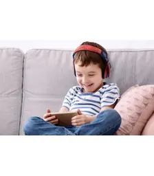 eKids Marvel Spiderman Ασύρματα Ακουστικά με ασφαλή μέγιστη ένταση ήχου για παιδιά και εφήβους (SM-B34VM) (Κόκκινο/Μπλε)