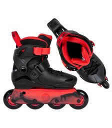 POWERSLIDE Jet Black Adjustable Πατίνια – Μαύρο/Κόκκινο (Μέγεθος 27-30)