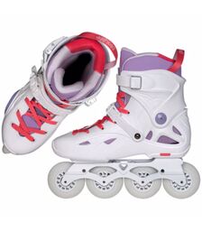 POWERSLIDE Imperial Violet 80 Inline Skates – Λευκό/Ροζ/Βιολετί (Μέγεθος 37–38)