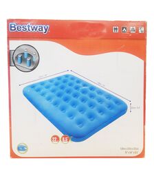 BESTWAY ΣΤΡΩΜΑ ΦΟΥΣΚΩΤΟ ΥΠΝΟΥ ΔΙΠΛΟ 1,91X1,37X22cm ΓΑΛΑΖΙΟ
