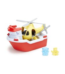 Green Toys: Rescue Boat with Helicopter (RBH1-1155)