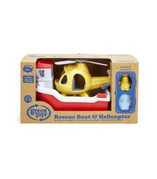 Green Toys: Rescue Boat with Helicopter (RBH1-1155)