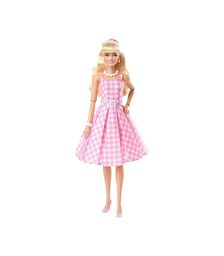 Mattel Barbie: The Movie - Collectible Doll Margot Robbie as Barbie in Pink Gingham Dress (HPJ96)