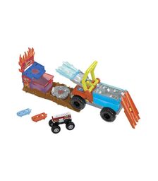 Mattel Hot Wheels: Monster Trucks Arena Smashers Color Shifters - 5-Alarm Rescue (HPN73)
