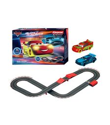 Carrera GO!!! Set: Disney Cars - Glow Racers Lightning McQueen VS Jackson Storm - Battery Operated 1:43 (20063521)
