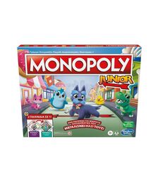 Hasbro Monopoly Επιτραπέζιο - Junior 2 Παιχνίδια σε 1 (F8562)