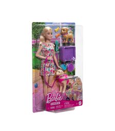 Mattel Barbie®: You Can Be Anything - Doll with Puppies and Pet Wheelchair Playset (HTK37)