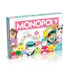 Winning Moves Monopoly: Squishmallows Board Game (Collector's Edition) (English Language) (WM04179-EN1-6)
