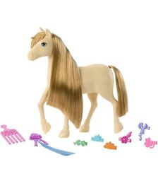Mattel Barbie Mysteries: The Great Horse Chase - White Pony with Blonde Ponytail  (HXJ36)