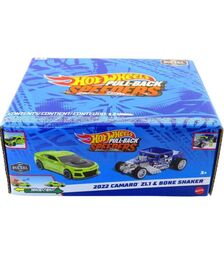 Mattel Hot Wheels: Pull-Back Speeders - 2022 Camaro ZL1 &amp; Bone Shaker (HWH56)