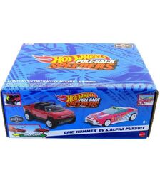 Mattel Hot Wheels: Pull-Back Speeders - GMC Hummer EV &amp; Alpha Pursuit (HWH55)
