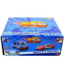 Mattel Hot Wheels: Pull-Back Speeders - Mighty K &amp; Twin Mill (HWH58)