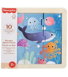 Fisher-Price: Wooden Jigsaw Puzzle - Sea (HXV17)