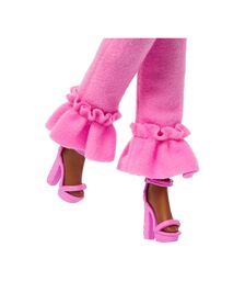 Mattel Barbie Fashionistas: Deluxe Style - Doll with Pink Braids and Dark Skin (HYV28)