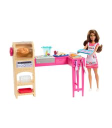 Mattel Barbie: Barbie &amp; Teresa Recipe for Friendship - Cook &amp; Create Kitchen Teresa Doll (JCT06)