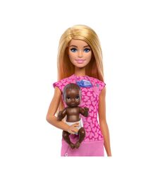Mattel Barbie: You Can Be Anything - Baby Doctor Doll with Blonde Hair (JCR72)