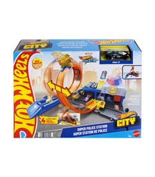 Mattel Hot Wheels Monster Trucks: Super Police Station (JBM71)