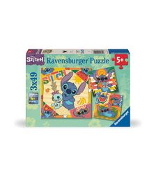 Ravensburger Disney Puzzle: Stitch - Aloha (3x49 pcs) (12004114)