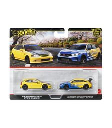 Mattel Hot Wheels®: Premium Car Culture - '99 Honda Civic Type-R (EK9) &amp; Honda Civic Type-R (JBL00)