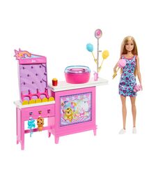 Mattel Barbie Mysteries: Beach Detectives - Treats and Game Booth (JFV67)