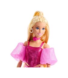 Mattel Barbie: Deluxe Style - Metallic Pink Set with Blonde Hair Doll (JFP40)