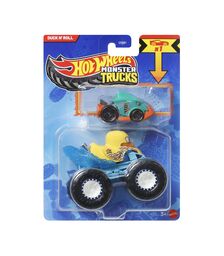 Mattel Hot Wheels: Monster Trucks - Duck N' Roll 2 Pack Vehicles (JCG36)
