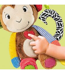 AS Baby Clementoni - Βρεφικό Παιχνίδι Μπο Μπο το Μαιμουδάκι - Οι Πρώτες μου Ανακαλύψεις (1000-63264)