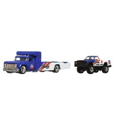 Mattel Hot Wheels: Premium Car Culture Team Transport - '80 Dodge Macho Power Wagon &amp; Retro Rig (HKF38)