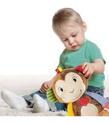 AS Baby Clementoni - Βρεφικό Παιχνίδι Μπο Μπο το Μαιμουδάκι - Οι Πρώτες μου Ανακαλύψεις (1000-63264)