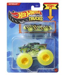 Mattel Hot Wheels: Monster Trucks - Hotweiler 2 Pack Vehicles (JCG33)