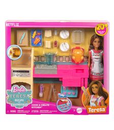 Mattel Barbie: Barbie & Teresa Recipe for Friendship - Cook & Create Kitchen Teresa Doll (JCT06)