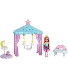 Mattel Barbie Dreamtopia: Chelsea - Chelsea Doll Nurturing Fantasy Playset (HLC27)