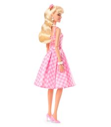 Mattel Barbie: The Movie - Collectible Doll Margot Robbie as Barbie in Pink Gingham Dress (HPJ96)