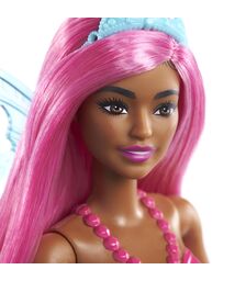 Mattel Barbie Fairy Ballet Dancer - Purple Hair Dark Skin Doll (GXD60)