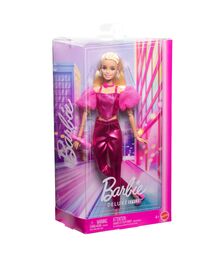 Mattel Barbie: Deluxe Style - Metallic Pink Set with Blonde Hair Doll (JFP40)