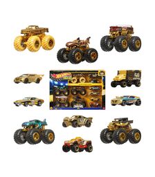 Mattel Hot Wheels: Monster Trucks - Bigfoot Trophy Champions Set of 12(JDW07)