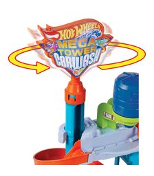 Mattel Hot Wheels City: Mega Tower Car Wash Color Shifters Playset (HDP05)