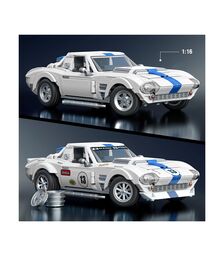 Mattel Hot Wheels: Elite Series Brick Shop - Corvette Grand Sport Vehicle (JGR31)