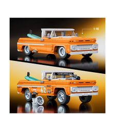 Mattel Hot Wheels: Elite Series Brick Shop - Chevrolet Custom '62 Chevy Pickup Vehicle (JFT20)