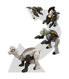 Mattel Jurassic World: Fierce Changers Massive Stretch - Indoraptore &amp; Brachiosaurus (HPD35)