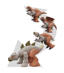 Mattel Jurassic World: Fierce Changers Double Danger - Carnotaurus &amp; Stegosaurus (HLP07)