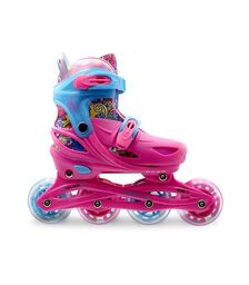 PLY Flash girl Αυξομειούμενα Πατίνια - Φούξια/Γαλάζιο Χρώμα (Φούξια-Γαλάζιο), Μέγεθος (30-33)