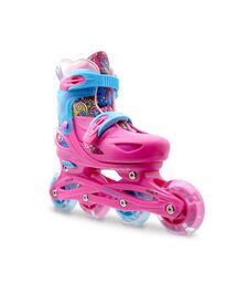 PLY Flash girl Αυξομειούμενα Πατίνια - Φούξια/Γαλάζιο Χρώμα (Φούξια-Γαλάζιο), Μέγεθος (30-33)