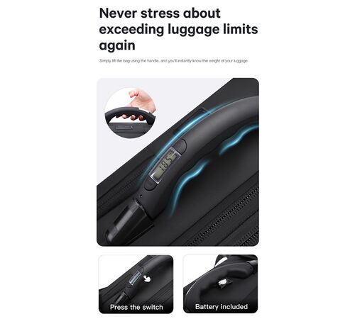 Bange Μαύρο Σακίδιο Πλάτης Vacuum Tsa Lock με ζυγαριά 36L 1909-8  Laptop 17,3”