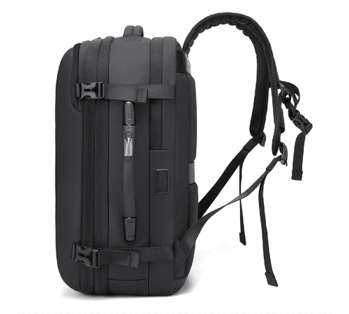 Bange Μαύρο Σακίδιο Πλάτης Vacuum Tsa Lock με ζυγαριά 36L 1909-8  Laptop 17,3”