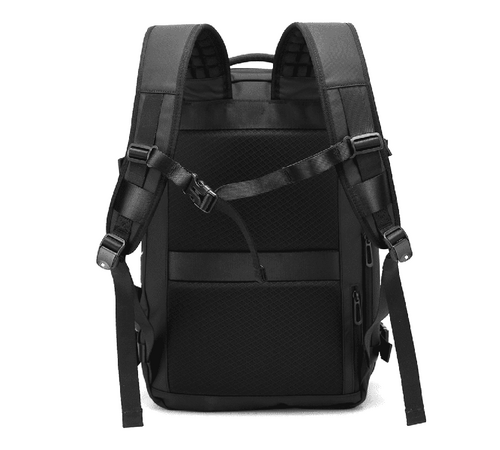 Bange Μαύρο Σακίδιο Πλάτης Vacuum Tsa Lock με ζυγαριά 36L 1909-8  Laptop 17,3”