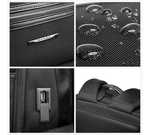 Bange Μαύρο Σακίδιο πλάτης 35LT Laptop 15,6” Weekender Hand-On Bagage 2603