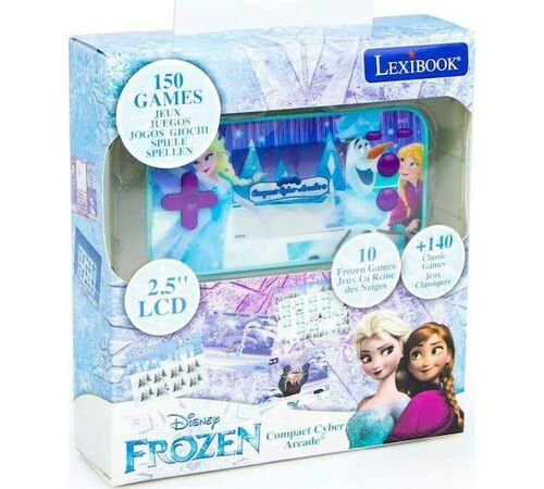 LEXIBOOK FROZEN Ηλεκτρονικη Φορητη Κονσολα LCD Colour Screen 2,5 ιντσών Με 150 Παιχνίδια 25.JL2367FZ