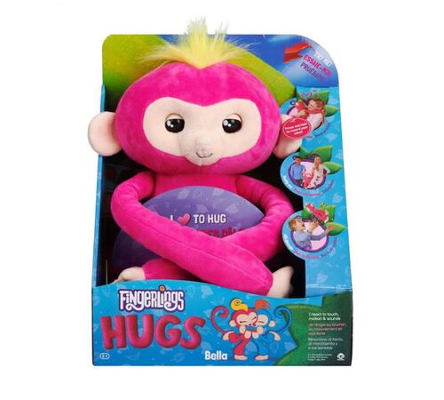 Fingerlings Monkey Hugs Pink